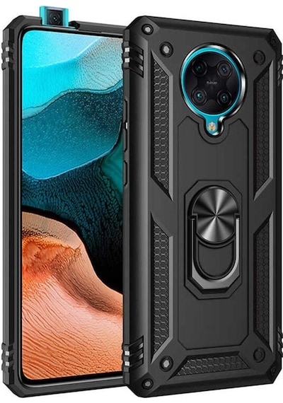 Xiaomi Poco F2 Pro Kılıf Zore Vega Kapak Siyah