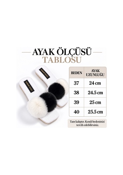 Dabab Shoes Pomella Kadın Beyaz Çift Ponponlu Peluş Bantlı Kaymaz Tabanlı Önü Açık Ev Terliği Dabab Shoes Pomella Kadın Beyaz Çift Ponponlu Peluş Bantlı Kaymaz Tabanlı Önü Açık Ev Terliği