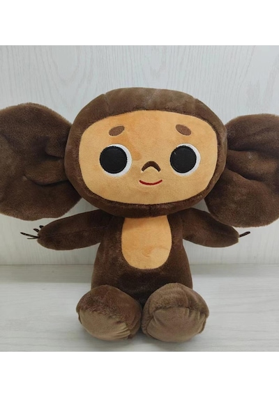 Sevimli Cheburashka Peluş Oyuncak- Koca Gözlü Rus Anime Cheburashka Bebek - 30 Cm