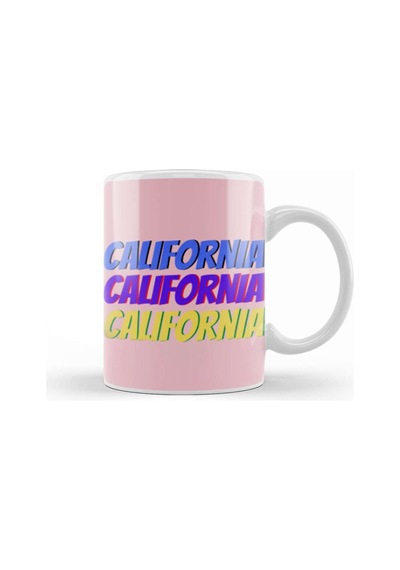 California California California Kupa Bardak Porselen No11081 Karışık