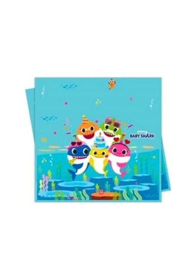 Baby Shark Parti Zamanı Lisanslı Masa Örtüsü 120x180 Cm