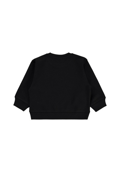 Civil Boys Civil Erkek Çocuk Basic Sweatshirt Oysho Uzun Kol Bisiklet Yaka Okul Kreş Ve Günlük Kullanım - Siyah