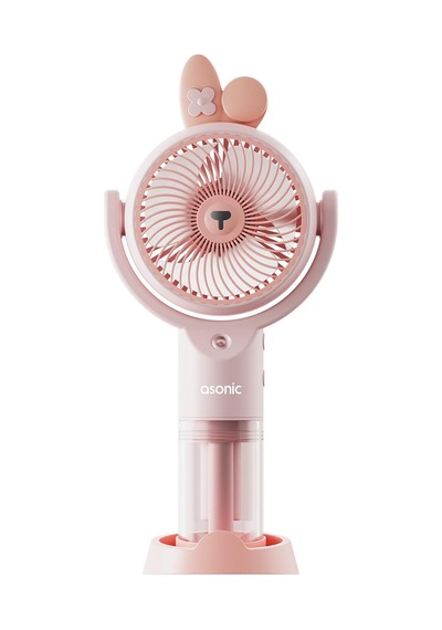Asonic Afn26 Pembe 500mah 2 Kademe Nemlendirici Sprey Usb Fan