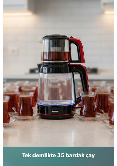 Homend Infinity XL 1764H Cam Çay Makinesi