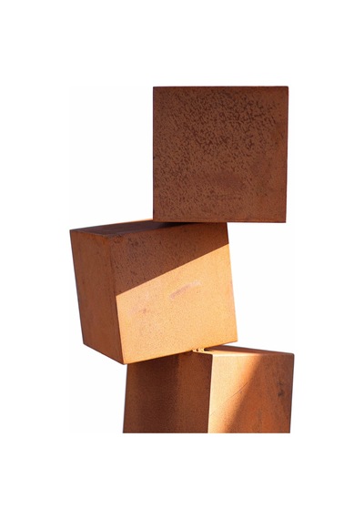Corten Küp Heykel