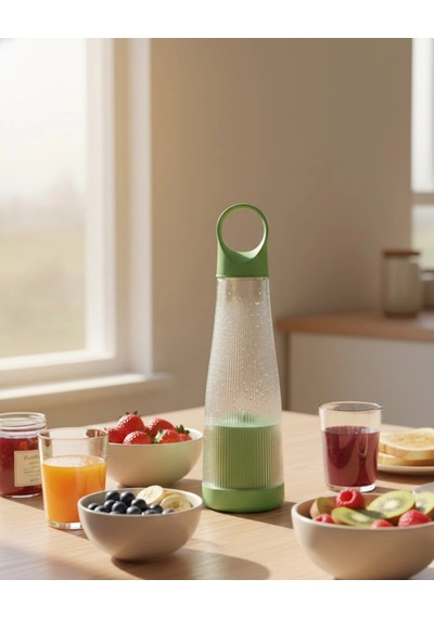 Günlük Smoothie Ve Shake İçin Usb Şarjlı Taşınabilir Blender Çok Renkli
