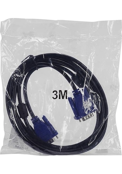 Hytech Hy-vga113 Erkek/erkek 3 Metre Vga Görüntü Data Kablosu
