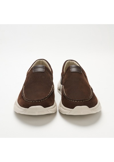 Sneaker Erkek Og-2413 John May 924-144 Kahve Hvl Nubuk-kahve Marsel Kahverengi