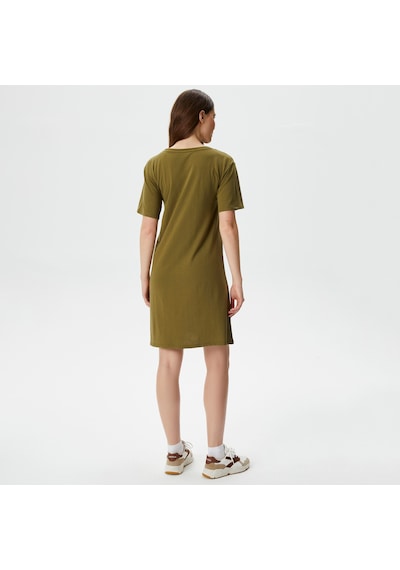 Nautica Kadın Yeşil Relaxed Fit Kısa Kollu Elbise Düz 45d412t Yeşil
