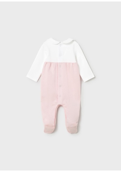 Mayoral Yenidoğan Kız Bebek İkili Tulum Set Pembe Pembe
