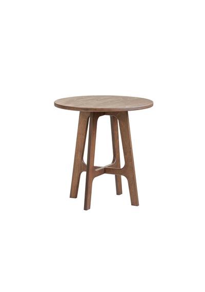 Woodesk Breva, Ahşap Orta Sehpa, Coffee Table, 60x60 Ceviz Renk