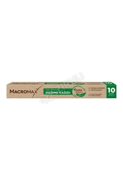 5 Adet Macromax Doğa Dostu Seri Pişirme Kağıdı