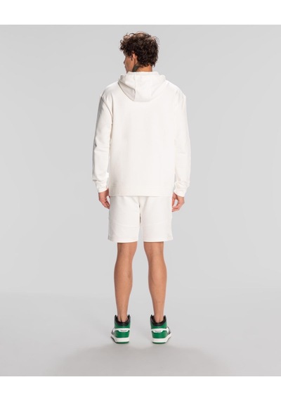 Kappa Authentic Theo Erkek Beyaz Regular Hoodie