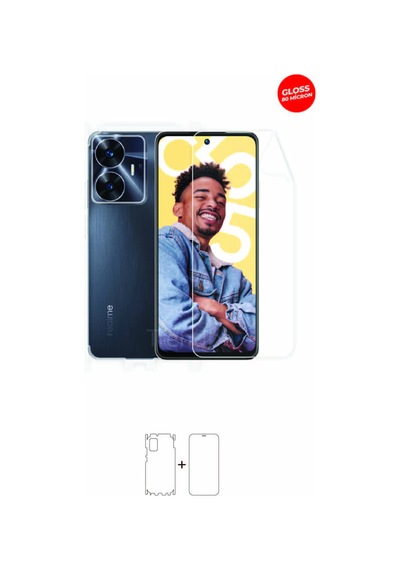 Realme C55 Ön Arka Ve Yan 360 Derece Full Body Kaplama