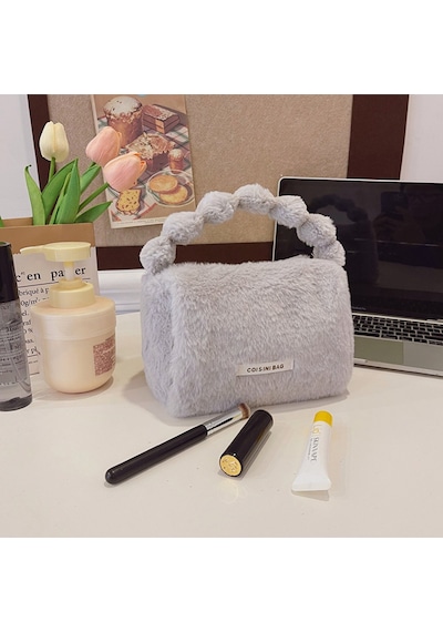 Dekohop Peluş Makyaj Çantası