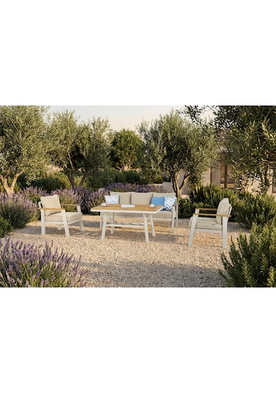Arya Bahçe Balkon Oturma Grubu Krem