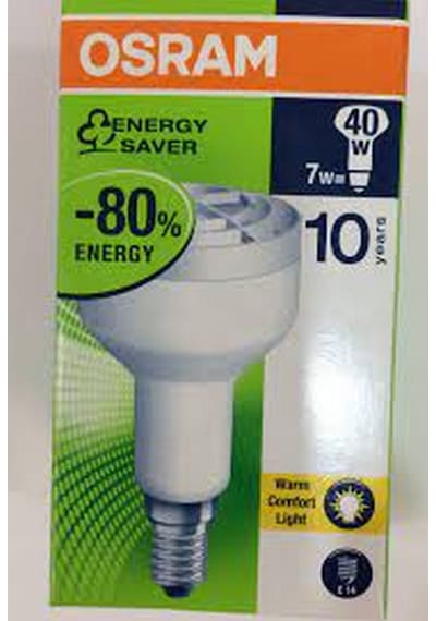 10 ADET  Osram Duluxstar Reflector Dst R50 7w 825 E14