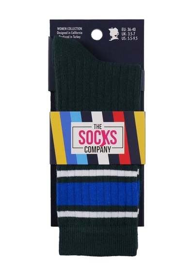 The Socks Company Desenli Kadın Soket Çorap 278k Çok Renkli