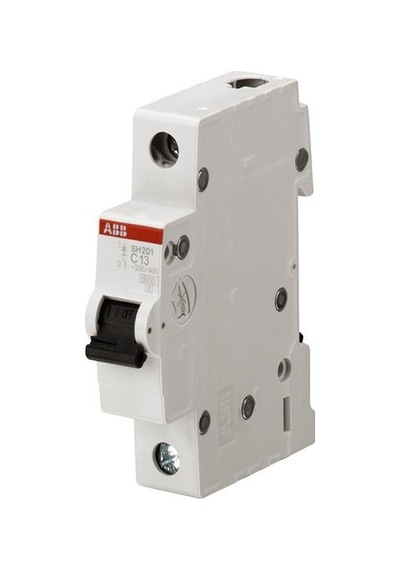 Abb Sh201-c25 C-25a/6ka,1-kutup,ray Sigorta