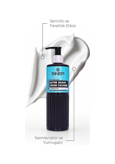 Sinep Pro-care Tıraş Sonrası Krem Kolonya Balsam 400 Ml Turquoise