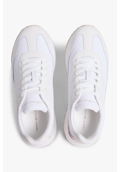 Tommy Hilfiger Th Chic Monogram Runner Beyaz Kadın Sneaker-13417 Beyaz