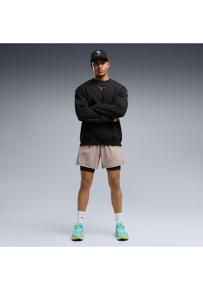 Puma M Puma X Hyrox Crewneck Siyah Erkek Sweatshirt