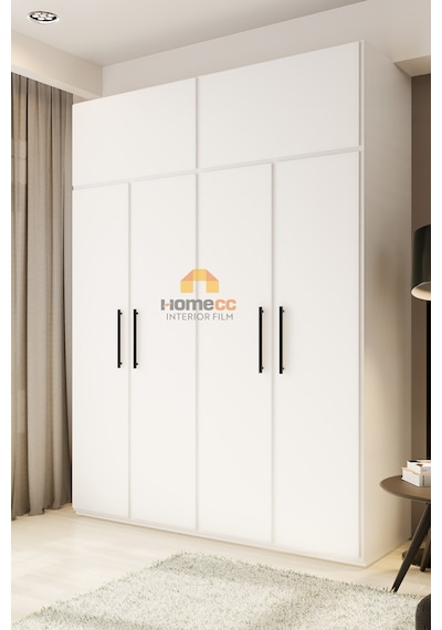 Süper Mat Beyaz Yapışkanlı Kaplama Folyo 120 Cm Lamine Seri Mobilya, Duvar, Kapı İçin - Sm937 120 X 400 Cm