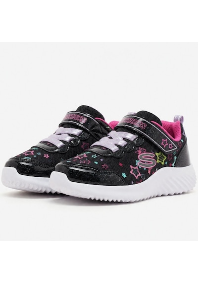 Skechers Bounder 303167n-bkmt Ortopedik Işıklı Çocuk Spor Ayakkabı siyah