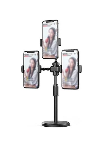 Masa Üstü 3 Lü Telefon Tutucu Standı