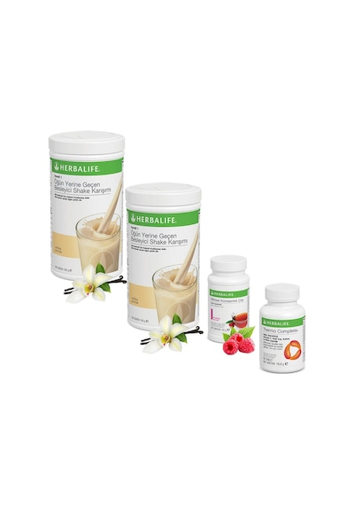 Herbalife Shake Vanilya Çay Ahududu Thermo Complete