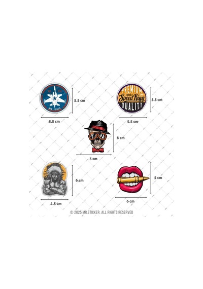 Bdls32 Küçük Boy 10lu Sticker Seti
