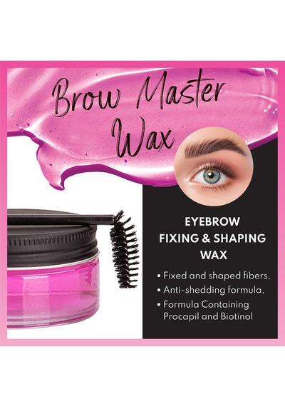 Cosmetics Brow Master Kaş Sabitleyici & Şekillendirici Renksiz Wax Çok Renkli
