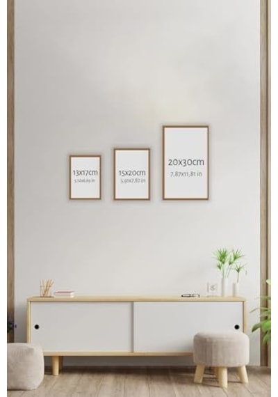 12 Parça Çerçeve Görünümlü Mdf Tablo Seti 50 x 22
