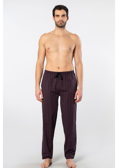 Cacharel Erkek Dokuma Pijama Tek Alt 2240/bordo 1 Bordo