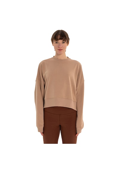 Inguz Organik Pamuk Oversize Sweatshirt Bej