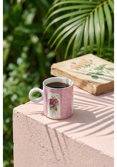 Fenrir Porselen Kupa Pembe - 220 Ml Pembe