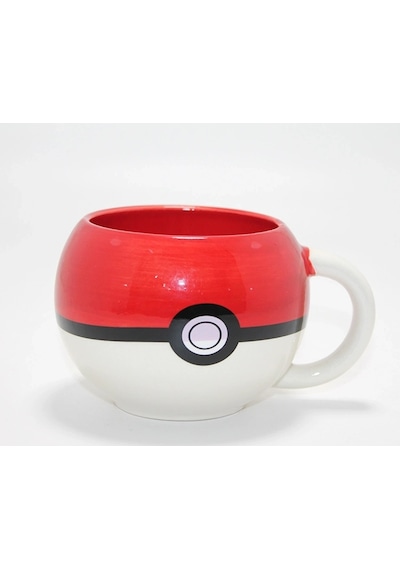 Pokemon Pokeball Tasarımlı 3d Porselen Kupa Bardak Alk4498