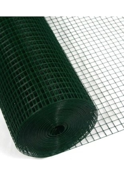 PVC Kaplı Puntalı Tel 1,50x25 m Kümes Teli Kafes Teli Çit Teli