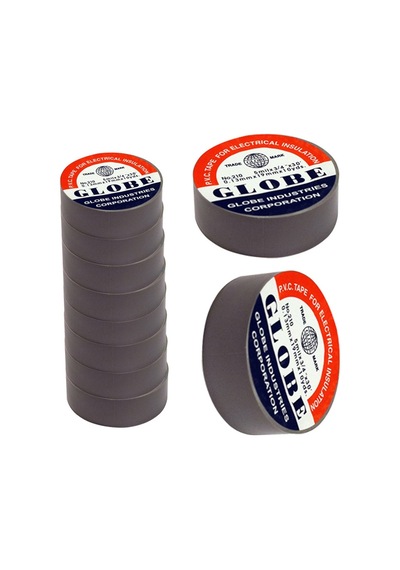 GLOBE İZOLE BANT GRİ 10LUK  0.13MMX19MM