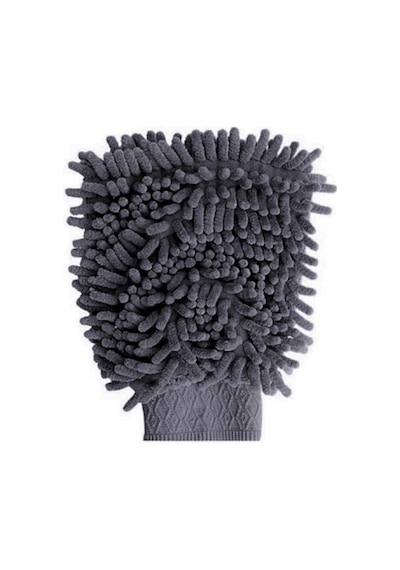 Gri Renkli Mikrofiber Oto Yıkama Eldiveni, 20 X 24 Cm 256