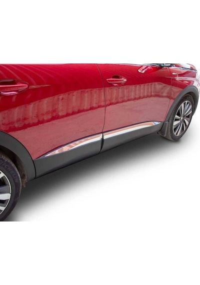 Peugeot 3008 Krom Yan Kapı Çıtası 4 Parça 2016 ve Sonrası
