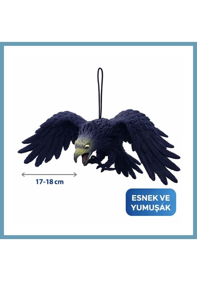 Bezos Asılabilir Lateks Kartal Dekor Süsü Siyah 17-18 Cm Mbt06 Diğer