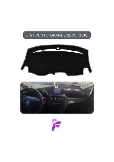 Fıat Punto Grande 2005-2018 Uyumlu Torpido Örtüsü Araca Özel Üretim Kolay Montaj Tb44