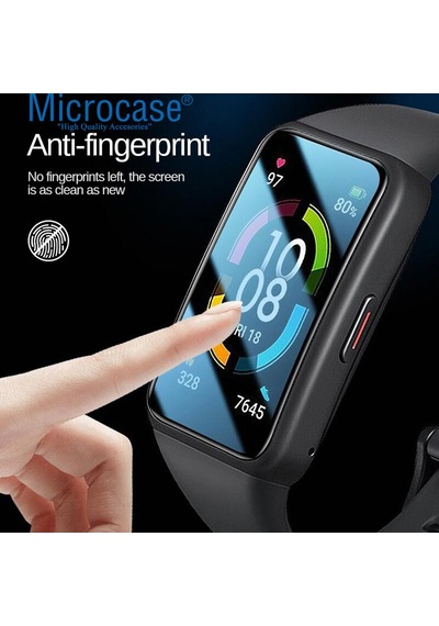 Honor Band 6 Tam Kaplayan Kavisli 3D Ekran Koruyucu Pet Film