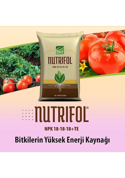 Drt Nutrifol 18-18-18+te 25kg Gübre
