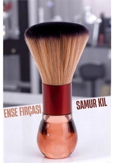 Samur Berber Ense Fırçası Saç Temizleme Fırçası - Berber Temizlik Fırçası- Kuaför Berber Malzemesi 721597