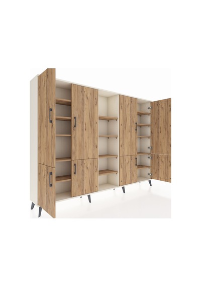 Arges Dolap 14 Raflı 8 Kapaklı 220x30x163 Aytaşı-çam Atlas Çam - Aytası Arges Dolap 14 Raflı 8 Kapaklı 220x30x163 Aytaşı-çam Atlas Çam - Aytası