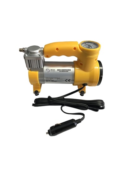 Volemi Vm-722 Oto Araba Lastik Şişirme Kompresörü Pompası Işıklı 150 Psı Sarı