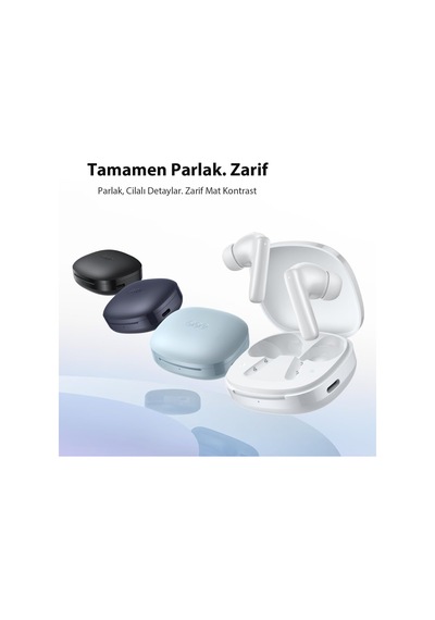 T13 Pro Bluetooth Kulaklık 6.0-50 Db Anc 4 Mics. Enc Ipx4-0.045 Sn. Beyaz