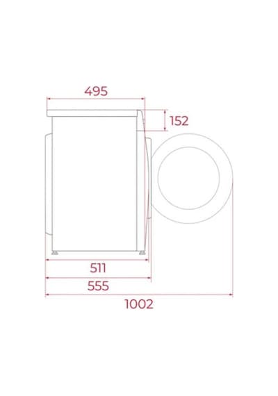 Teka WMK 40940 WH 1400 Devir 9 KG Solo Çamaşır Makinesi